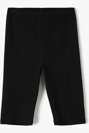 Koton Girls Self-Design Mid-Rise Leggings