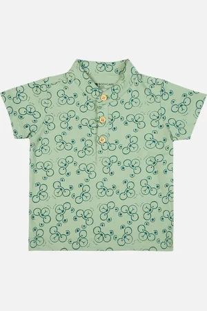 BodyCare Boys Graphic Printed Polo Collar Cotton T-shirt