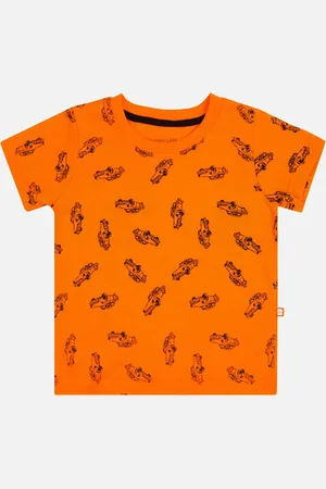 BodyCare Boys Car Printed Cotton T-shirt