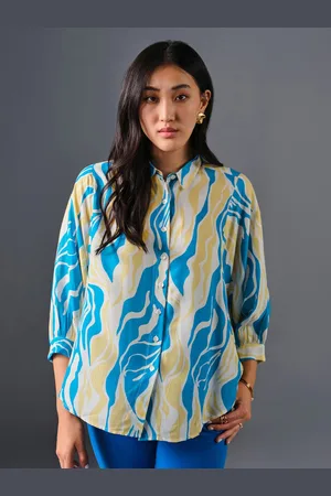 AND Print Shirt Style Top
