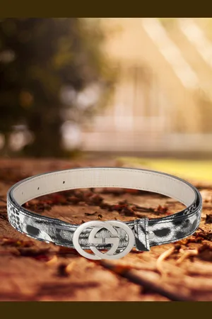 Mast & Harbour Black Women Printed Belt