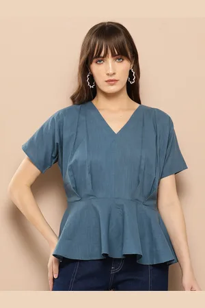 Chemistry Pure Cotton Peplum Top