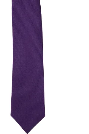 Calvadoss Purple Woven Design Broad Tie
