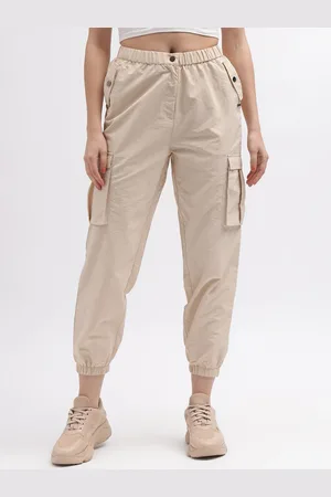 ICONIC Women High-Rise Cropped Joggers