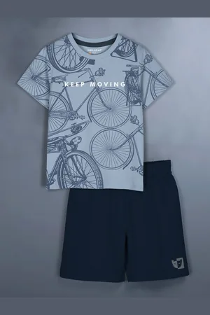 HELLCAT Girls Printed T-shirt with Shorts