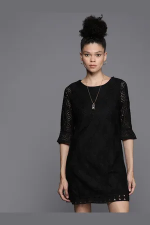 JC Collection Floral Lace Shift Dress