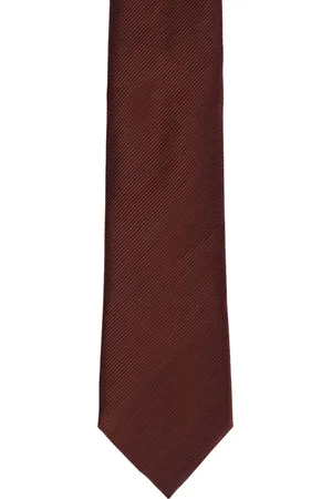 Calvadoss Men Brown Solid Broad Tie