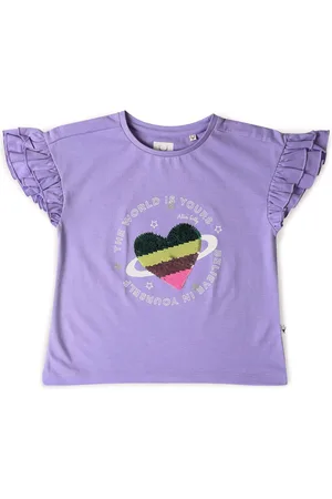 Allen Solly Girls Typography Printed T-shirt