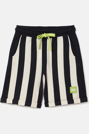 Benetton Boys Striped Technology Shorts
