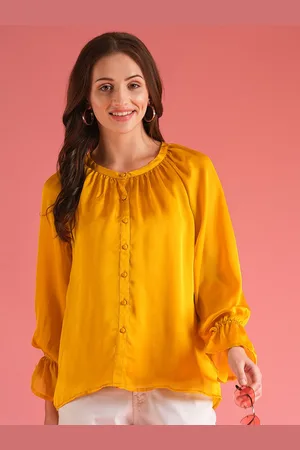 Globus Women Loose Fit Raglan Sleeves Shirt Style Party Top