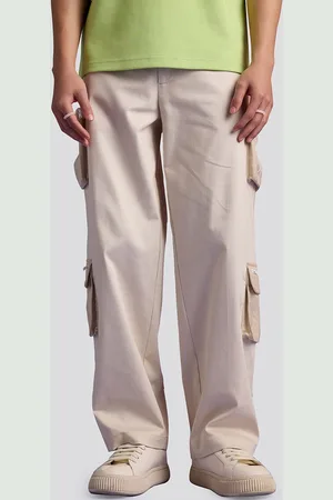 Muvazo Men Cargo Cotton Regular Fit Track Pants