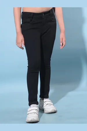 Crimsoune Club Girls Skinny Fit Clean Look Stretchable Jeans