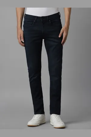 Louis Philippe Men Slim Fit Low-Rise Clean Look Stretchable Jeans