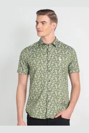Ralph Lauren Slim Fit Floral Printed Spread Collar Chest Pocket Casual Shirt