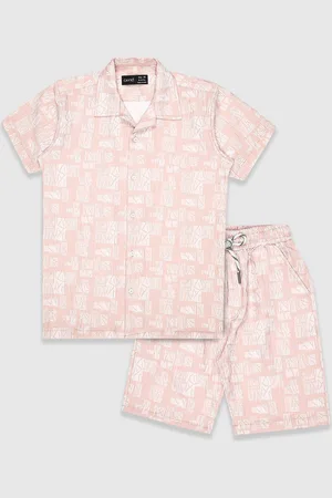 CAVIO Boys Printed Half Sleeve Shirt With Short