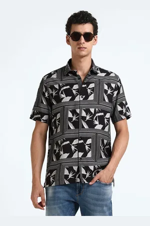 Flying Machine Ethnic Motifs Printed Casual Shirt