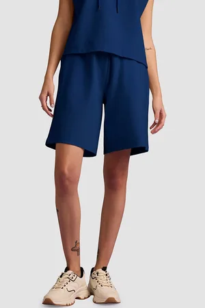 Muvazo Women Mid-Rise Sports Shorts