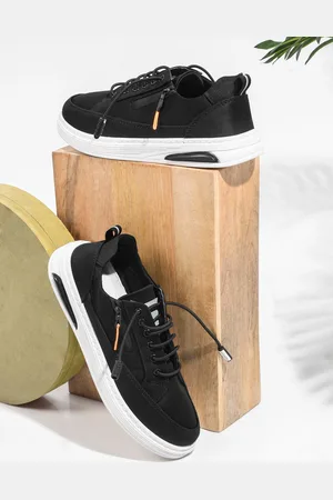 TRY ME Men Round Toe Lightweight Memory Foam Sneakers