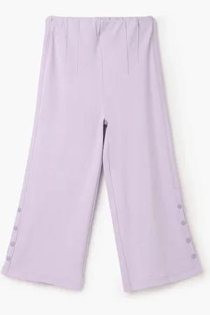 Benetton Girls Mid-Rise Regular Trousers