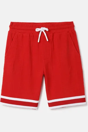 Benetton Boys Mid-Rise Pure Cotton Regular Shorts