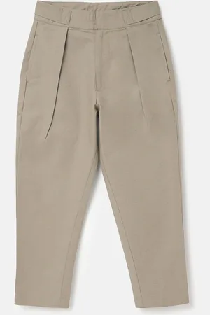 Benetton Girls Pleated Mid-Rise Regular Fit Trouser
