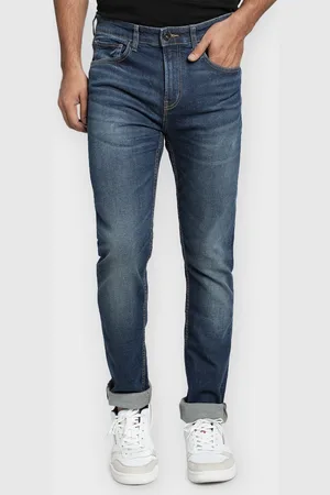Red Tape Men Blue Skinny Fit Mid-Rise Clean Look Jeans