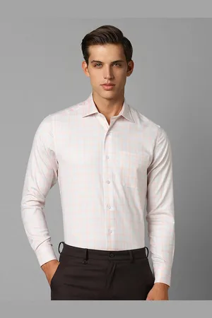 Louis Philippe Classic Fit Checked Full Sleeves Formal Shirt
