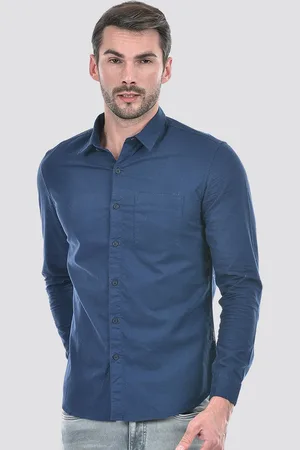 NUMERO UNO Men Solid Slim Fit Shirt