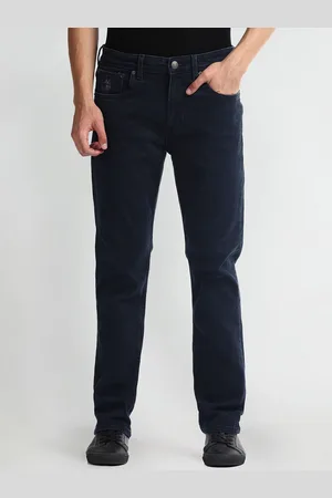 Ralph Lauren Men Harold Slim Straight Fit Mid-Rise Stretchable Jeans
