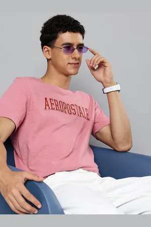 Aeropostale Men Brand Logo Printed Pure Cotton T-shirt