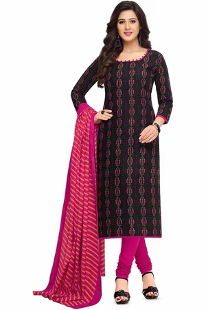 Miraan Printed Pure Cotton Unstitched Dress Material