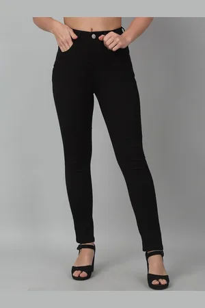CANTABIL Women Clean Look Mid Rise Cotton Slim Fit Stretchable Jeans
