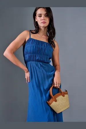 AND Shoulder Straps Fit & Flare Dress
