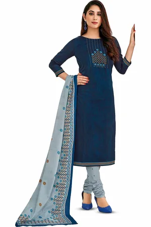 Miraan Printed Pure Cotton Unstitched Dress Material