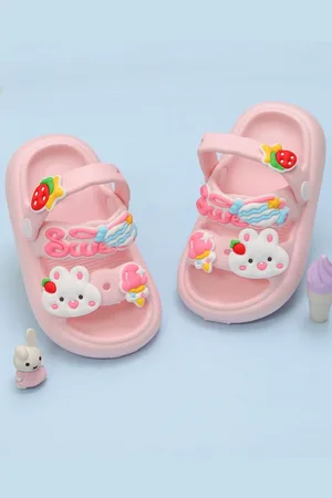 Yellow bee Girls Comfort Sandals