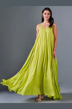 AND Shoulder Straps Sleeveless Maxi Dress