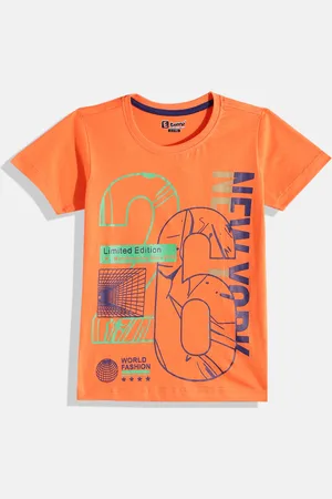 Eteenz Boys Typography Printed T-shirt