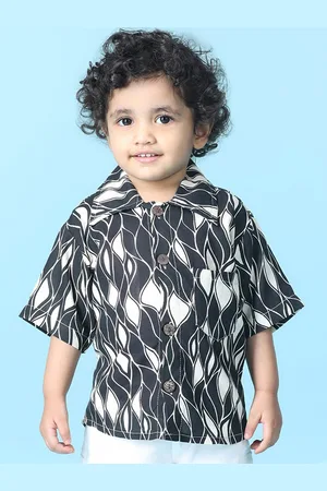 Cutiekins Boys Abstract Printed Casual Shirt