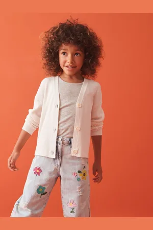 Next Girls Ribbed Cardigan