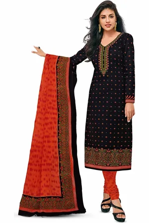 Miraan Printed Pure Cotton Unstitched Dress Material