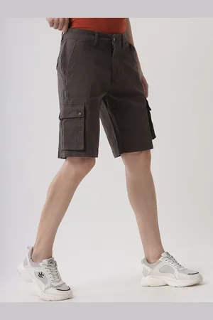 WROGN Men Slim Fit Mid-Rise Cargo Shorts