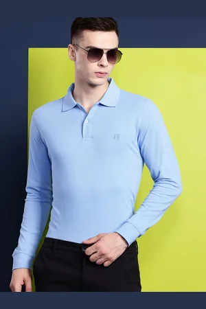 HANCOCK Men Polo Collar Pure Cotton T-shirt