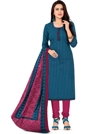 Miraan Printed Pure Cotton Unstitched Dress Material