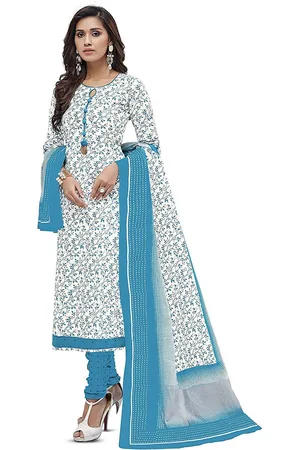 Miraan Printed Pure Cotton Unstitched Dress Material