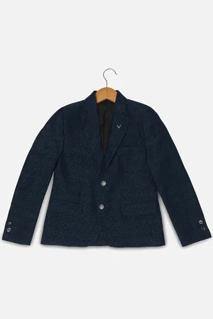 Allen Solly Boys Embroidered Single-Breasted Party Blazer