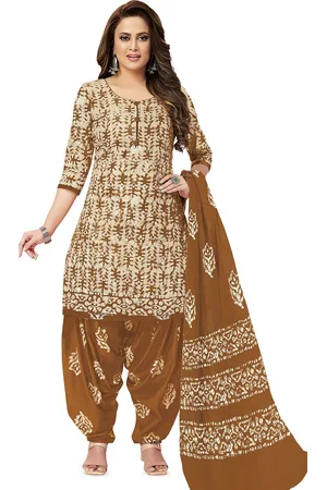 Miraan Printed Pure Cotton Unstitched Dress Material
