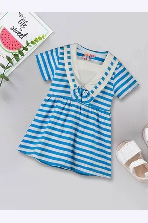 Kids On Board Infants Striped Fit & Flare Dress