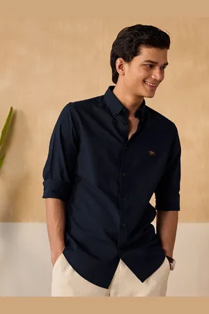 Andamen Premium Spread Collar Opaque Cotton Casual Shirt