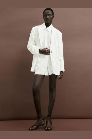 H&M Women Cotton Broderie Anglaise Shorts