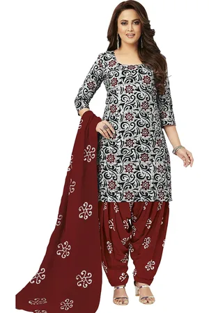 Miraan Printed Pure Cotton Unstitched Dress Material